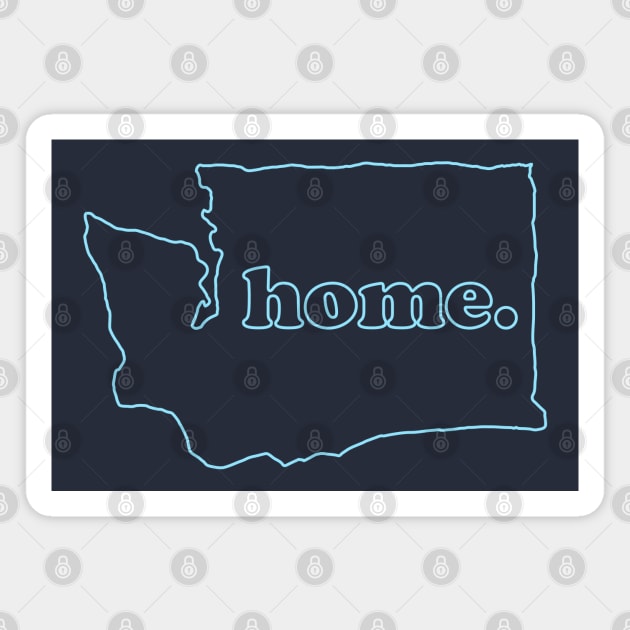 Washington State Home Magnet by happysquatch